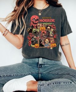 Vintage 90s Halloween Movies, Retro Horror Night Comfort Colors Shirt