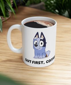 Socks Coffee Mug, Bluey Cousin Socks Heeler, Coffee Gifts, Bluey Gifts