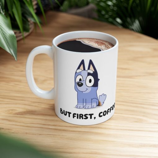 Socks Coffee Mug, Bluey Cousin Socks Heeler, Coffee Gifts, Bluey Gifts