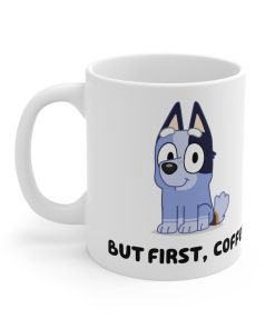 Socks Coffee Mug, Bluey Cousin Socks Heeler, Coffee Gifts, Bluey Gifts