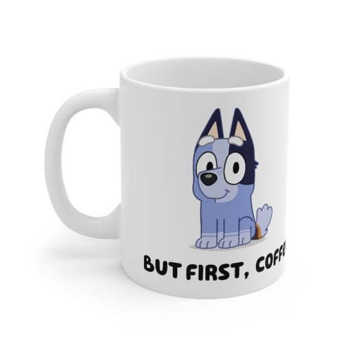 Socks Coffee Mug, Bluey Cousin Socks Heeler, Coffee Gifts, Bluey Gifts