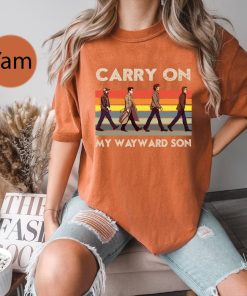 Supernatural Carry On My Wayward Son Vintage Comfort Colors Shirt T-Sh