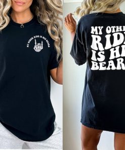 My other ride is his beard shirt, biker shirt, motorcycle shirt