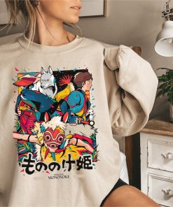 Princess Mononoke Studio Ghibli Anime Sweatshirt