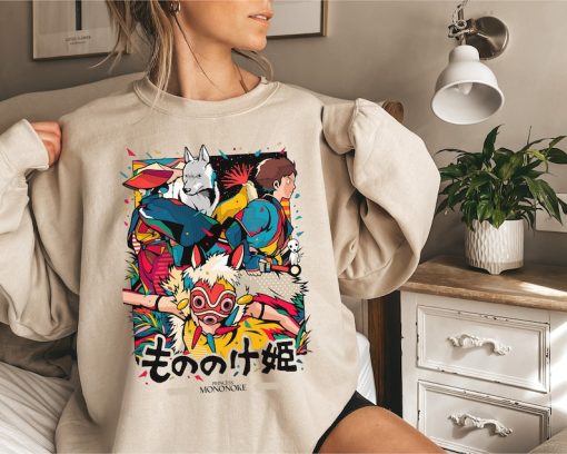 Princess Mononoke Studio Ghibli Anime Sweatshirt