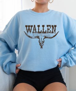 Wallen Western Sweatshirt, Retro Wallen Western Sweatshirt