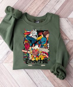 Princess Mononoke Studio Ghibli Anime Sweatshirt