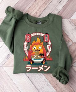 Vintage Studio Ghibli Calcifer Y2K Top