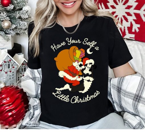 Disney Have Your Self A Little Christmas Goofy Santa Christmas Shirt