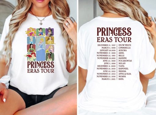 Princess eras tour unisex Disney t-shirt, Disney t-shirt