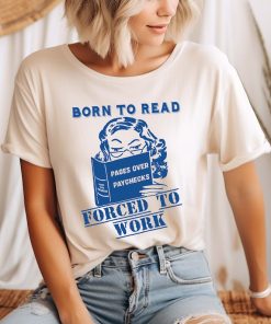 Born To Read Bookish Shirt, Funny Reader Book Addict, Book Lover