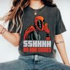 Marvel Deadpool Shhhh No One Cares Vintage Logo T-Shirt