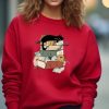 Cat Book Sweatshirt, Books and Cats Hoodie, Reading Shirt