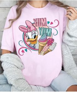 Disney Yum Yum Daisy Duck Portrait T-Shirt, Mickey and Friends