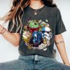 Star Wars Darth Vader Stormtrooper Boba Fett Helmet Floral Retro Shirt