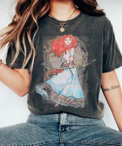 Disney Brave Merida Watercolor Nouveau Graphic T-Shirt