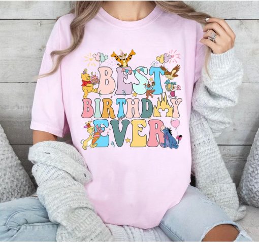 Disney Winnie The Pooh Best Birthday Ever Shirt