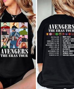 Avengers The Eras Tour Shirt, Marvel Super Hero Sweatshirt