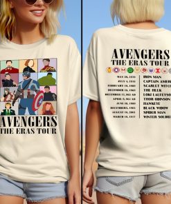 Avengers The Eras Tour Shirt, Marvel Super Hero Sweatshirt