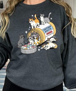 Antidepressant Cat Shirt, Cat Mom Sweatshirt, Funny Cats Sweater