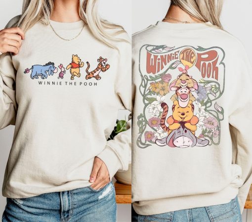 Retro Winnie The Pooh And Friends Sweatshirt