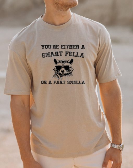 Are You A Smart Fella Or Fart Smella Retro Cartoon Shirt