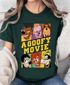 Retro Disney A Goofy Movie Characters Shirt, Goofy, Max, Roxanne