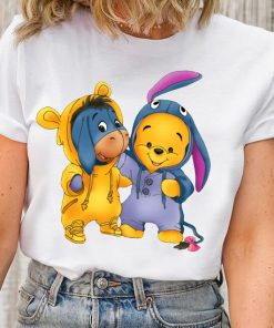 Disney Winnie The Pooh Cute Pooh and Eeyore Cosplay Best Friends Shirt