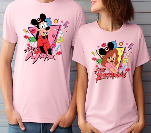 Disney Her Max and His Roxanne Couple Shirt