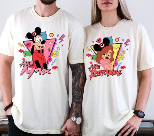 Disney Her Max and His Roxanne Couple Shirt