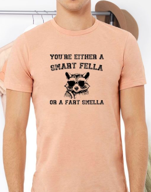 Are You A Smart Fella Or Fart Smella Retro Cartoon Shirt