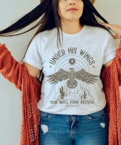 Boho Christian Shirts Christian TShirts Under His Wings Bible Verse