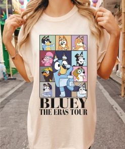 Bluey The Eras Tour Crewneck Sweatshirt, Bluey Bingo Eras Tourn Shirts