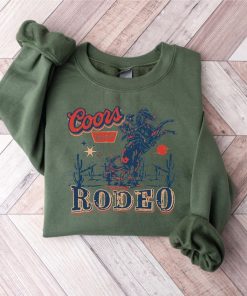 Coors Rodeo Western Cowboy Shirt,Cowboy Crewneck,Aesthetic tshirt