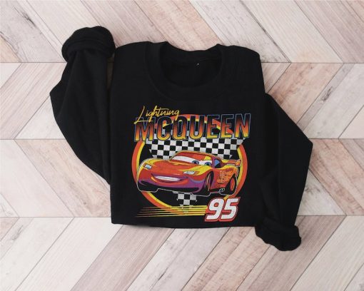 Retro Lightning McQueen 95 Disneyland Sweatshirt