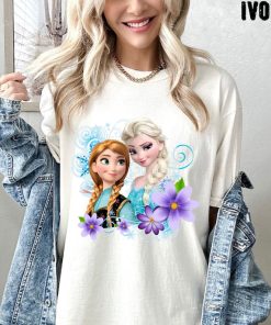 Comfort Colors® Disney Frozen Sisters Shirt, Elsa And Anna T-Shirt