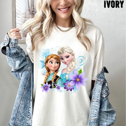 Comfort Colors® Disney Frozen Sisters Shirt, Elsa And Anna T-Shirt