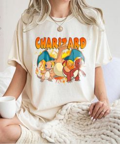 Comfort Colors® Charmander Inspired t-Shir, Charizard Evolution Shirt