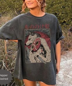 Vintage Princess Mononoke Washed Acid Sweatshirt, Mononoke Y2K T shirt