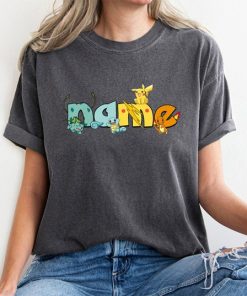 Comfort Colors® Personalized Name PKM Characters Shirt