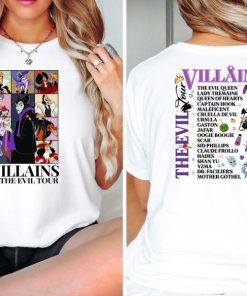 Villains tour unisex Disney t-shirt, Disney t-shirt, Disney fashion