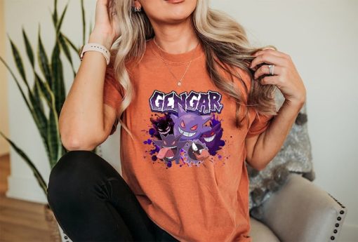 Comfort Colors® Gengar Inspired t-Shir, Funny PKM Gengar Shirt