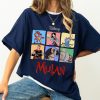 Disney Mulan Characters Panel Shirt, Mulan Mushu Portrait Shirt