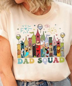 Dad Squad Disney Castle Shirt, Disney Dad Shirt