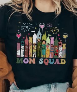 Mom Squad Disney Castle Shirts, Disney Mom Shirt