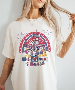 Retro Walt Magical World 4th of July Tee