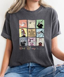 Comfort Colors® The Nightmare Before Christmas Characters Shirt