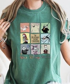 Comfort Colors® The Nightmare Before Christmas Characters Shirt