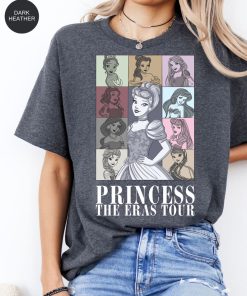 Princess Eras Tour: A Magical Journey with Disney Royalty Cotton Tee