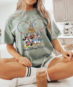 WDW Comfort Colors Shirt | Retro Mickey and Friends Tee